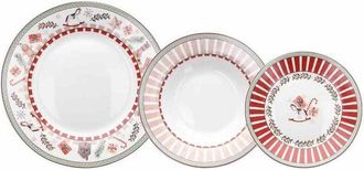 Tognana Servizio da Tavola 18pz Piatti Natalizi Atollo Vintage