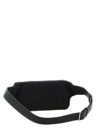 Saint Laurent Mens Black Lamb Leather Crossbody Bag