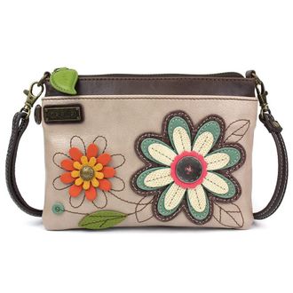 Chala Chala Mini Crossbody/Purse with Convertible Strap Stylish, Compact, Versatile - Daisy Ivory