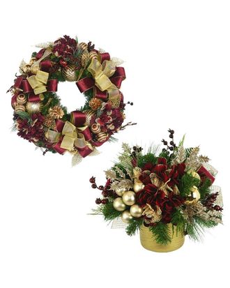 Creative Displays Inc. Burgundy & Gold Christmas Bundle