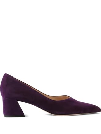 Högl 50mm Kim block-heeled pointed-toe pumps - Purple