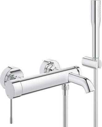 GROHE Essence Mezclador Monomando Ba&ntilde;o/ducha 1/2 + Teleducha 1 Chorro, Cromo (g-33628001) - Grohe