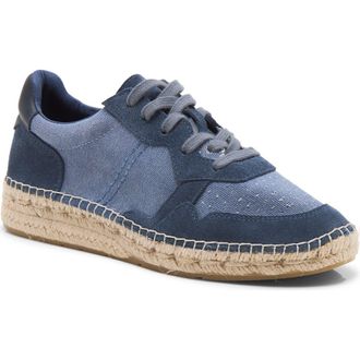 Free People Serendipity Sneaker in Navy Canvas at Nordstrom, Size 11