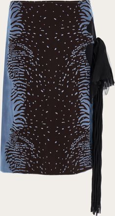 Ferragamo Donna Gonna con fiore Multicolore