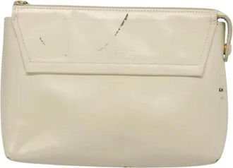 Loewe Pre-owned Leather clutches - Dames - Vintage Clutch - Wit - ONE Size - Leer - Vintage