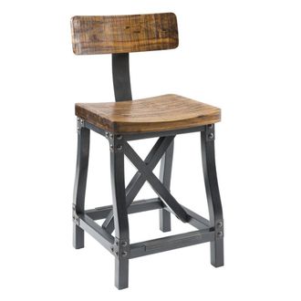 Ink + Ivy Counter Stool with Back