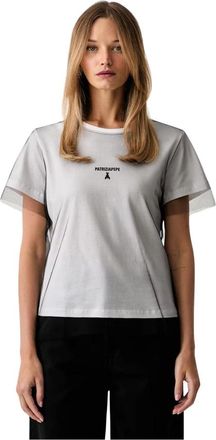 Patrizia Pepe T-shirt - Dames - Tops - Wit - Maat: S