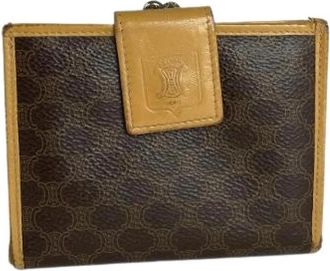 Celine Pre-owned Leren Portemonnee - Dames - Vintage Accessoires - Bruin - ONE Size - Leer - Vintage
