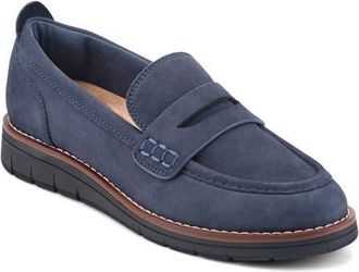 Rockport Adalee Penny Loafer in Dark Blue at Nordstrom, Size 9.5