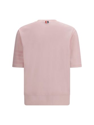 Thom Browne 4-Bar Cotton Jersey T-Shirt - Pink