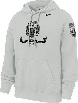 Nike Army Rivalry Club Nike Mens College Pullover Hoodie in Grey | M31233CFH2-GRY