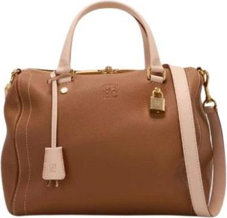 Carolina Herrera Handbags, female, Brown, Size: ONE SIZE Andy 7 Locked