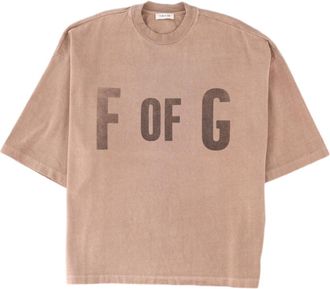 Fear of God Boxy Short-Sleeve Graphic Cotton T-Shirt