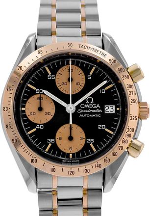 Omega Pre-owned Omega Speedmaster Date Chronograph Automatic Black Dial Mens Watch 3316.50