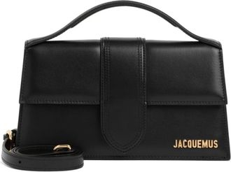Jacquemus De Grote Bambino Tas - Dames - Handtassen - Zwart - ONE Size - Leer - Tassen