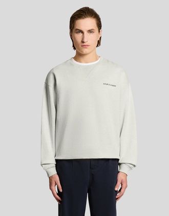 Lyle & Scott Lyle And Scott Mens Heavyweight Script Sweatshirt - Size: 36