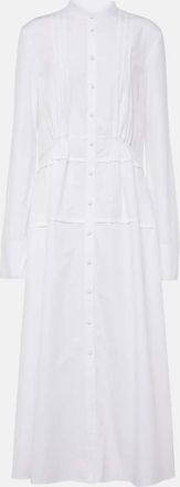 Jil Sander Pleated cotton shirt dress