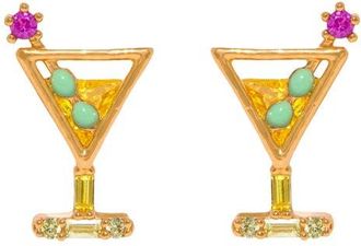 Girls Crew Dirty Martini Stud Earrings in Gold at Nordstrom