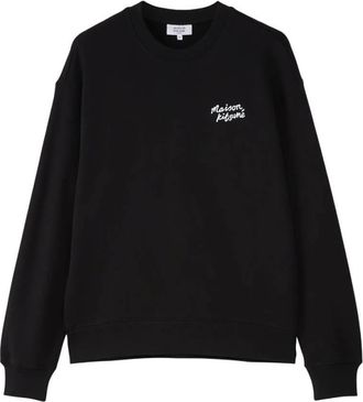 Maison Kitsun&eacute; Handwriting Comfort Cotton Sweatshirt, Size X-Large
