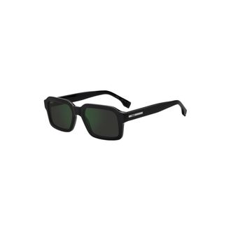 BOSS Black acetate sunglasses with green gradient lenses