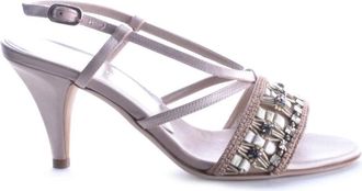 Alberta Ferretti Sandaler med h&oslash;j h&aelig;l - Dames - Sandalen met hakken - Roze - 35 EU - Schoenen