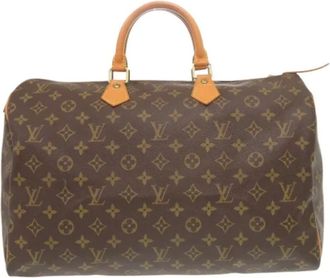 Louis Vuitton Pre-owned Handbags, female, Brown, Size: ONE SIZE Pre-owned Canvas handbags