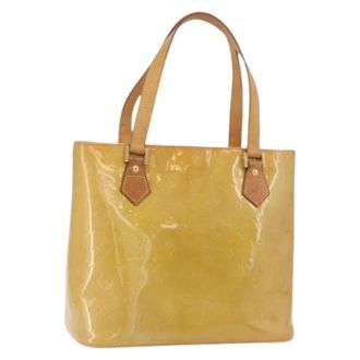 Louis Vuitton Pre-owned Tote Bags, female, Beige, Size: ONE SIZE Pre-owned Vintage Patent Leather Tote Bag
