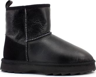 Emu Sharky Mini Town - Dames - Winterlaarzen - Zwart - 37 EU - Leer - Schoenen