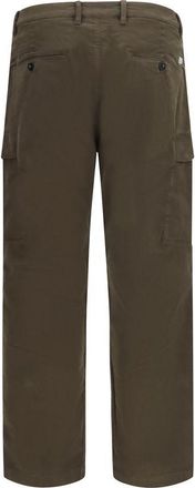 C.P. Company Cotton Satin Cargo Pants - Brown