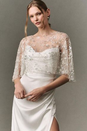 Geisha Designs Deco Embellished Cape