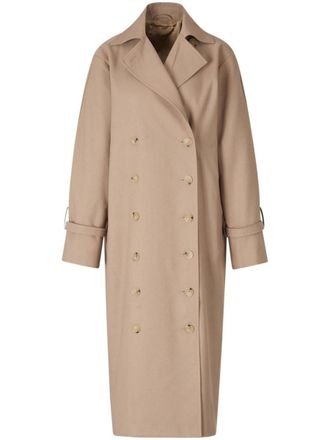 Toteme Organic Cotton-Blend Double-Breasted Trench Coat