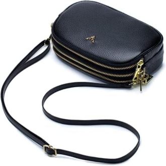 Generic Sanfoelek Womens Genuine body Bag Three Zipper Simple Small Gls Mobile Phone body Bag