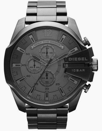 Diesel Mens Diesel DZ4282 Chronograph Grey Dial Gunmetal Mens Watch