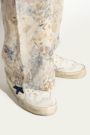 Golden Goose Sports Shoes Above The Ankle Mid Star Classic, Womens, White