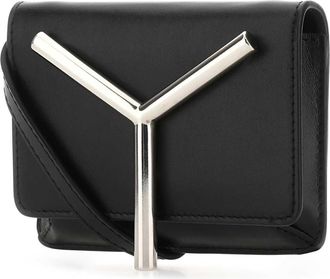 Y / Project Womens Y Project Crossbody Bag Black Leather