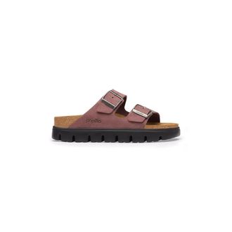 Birkenstock Arizona Chunky Suede Leather - Dames - Sandalen - Bruin - 36 EU - Leer - Schoenen
