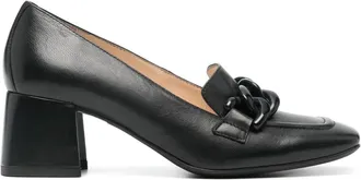 Nero Giardini 60mm Pandora leather pumps - women - Rubber/Calf Leather/Calf Leather - 37 - Black