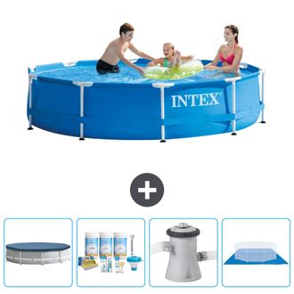 Intex Piscina Con Estructura Redonda - 305x76 Cm - 7-piezas Scb1