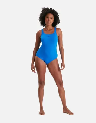 Speedo Womens Speedo Womens/Ladies Medalist Eco Endurance+ One Piece Swimsuit - Blue - Size: 30CM
