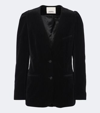Isabel Marant Blazer Fereole in velluto di cotone
