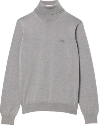 Lacoste Grijze Sweatshirts voor Mannen Stijlvol Comfort - Heren - Coltruien - Grijs - XL - Truien & Vesten