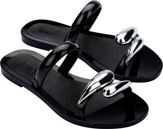Melissa Eden Slide Sandal in Black at Nordstrom, Size 5