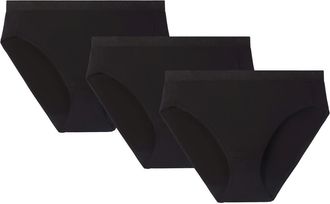 MeMoi 3-Pack Stretch Cotton Hipster Briefs in Black at Nordstrom, Size X-Large