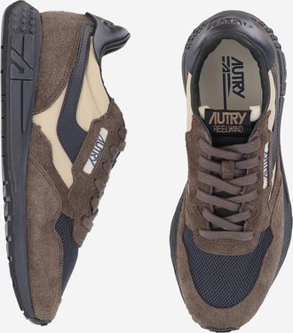 Autry Mens Sneakers Reelwind Multicolour Leather Trainers