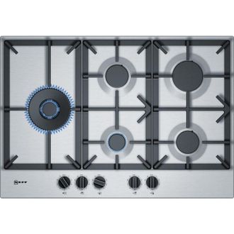 Neff T27DS79N0. Colore del prodotto: Acciaio inox, Posizionamento dellapparecchio: Da incasso, Dimensione della larghezza del piano cottura: 75 cm