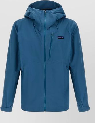 Patagonia nylon waterproof hooded raincoat