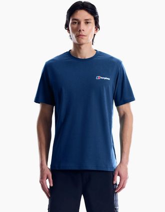 Berghaus Mens Berghaus Mens Class Logo Short Sleeve T-Shirt - Blue - Size: 42