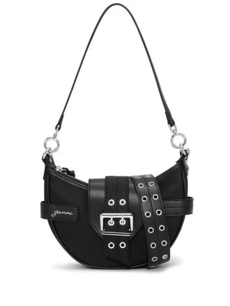 【関税&送料込】Ganni Polochon Bag Black Black Mini Polochon Bag | GANNI