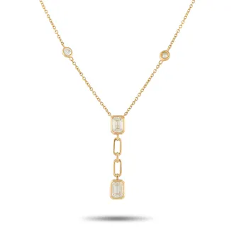 Luxury Bazaar 18K Yellow Gold 2.60ct Diamond Necklace ANK-19791-Y