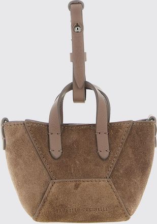 Brunello Cucinelli Borsa BC Duo in camoscio